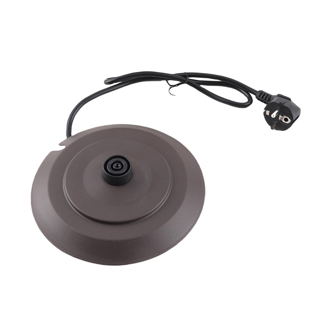 1.7L Electric Kettle Retro Wood Grain Dry Boil   Home Electric Kettle with Temperature Display