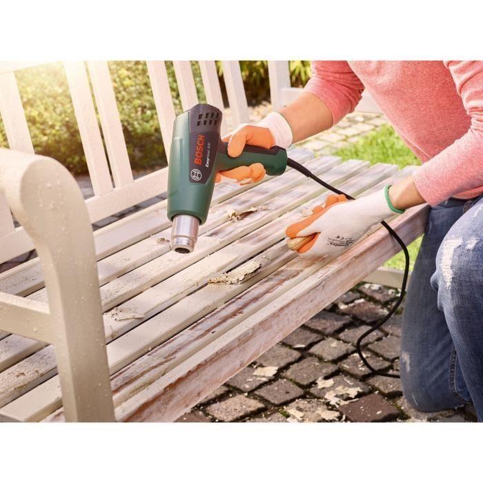 Bosch Heat Gun - EasyHeat 500 (1600W, Airflow: 240 / 450 L/min, Temperature: 300/500°C)