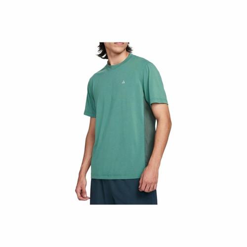 Nike Solid Color Men s Outdoor Quick-Dry Short Sleeve T-Shirt in Green S зелёный