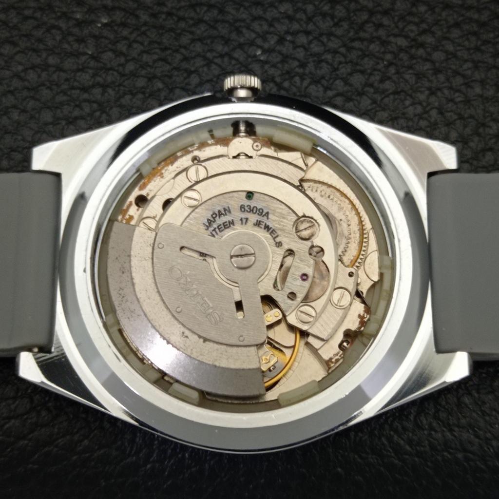 REFURBISHED VINTAGE SEIKO 5 AUTOMATIC JAPAN MENS SILVER DIAL WATCH A434686-2