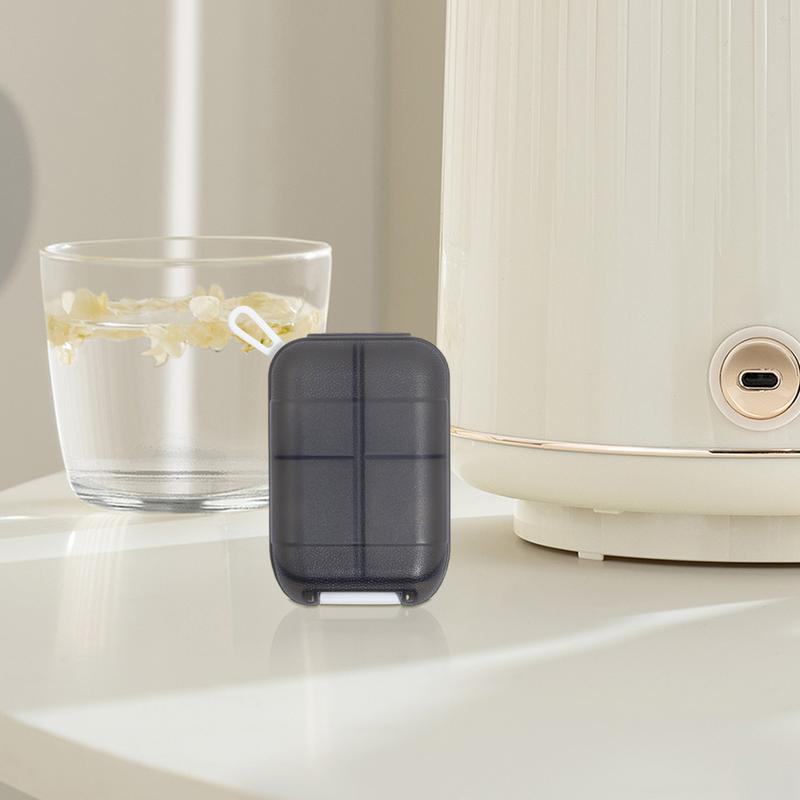 Pillendose Reise Feuchtigkeitsdicht Kleine Pillendose Tragbarer Nahrungsergänzungsmittel Tablettenbehälter Box Täglicher Medikamentenhalter für Reise