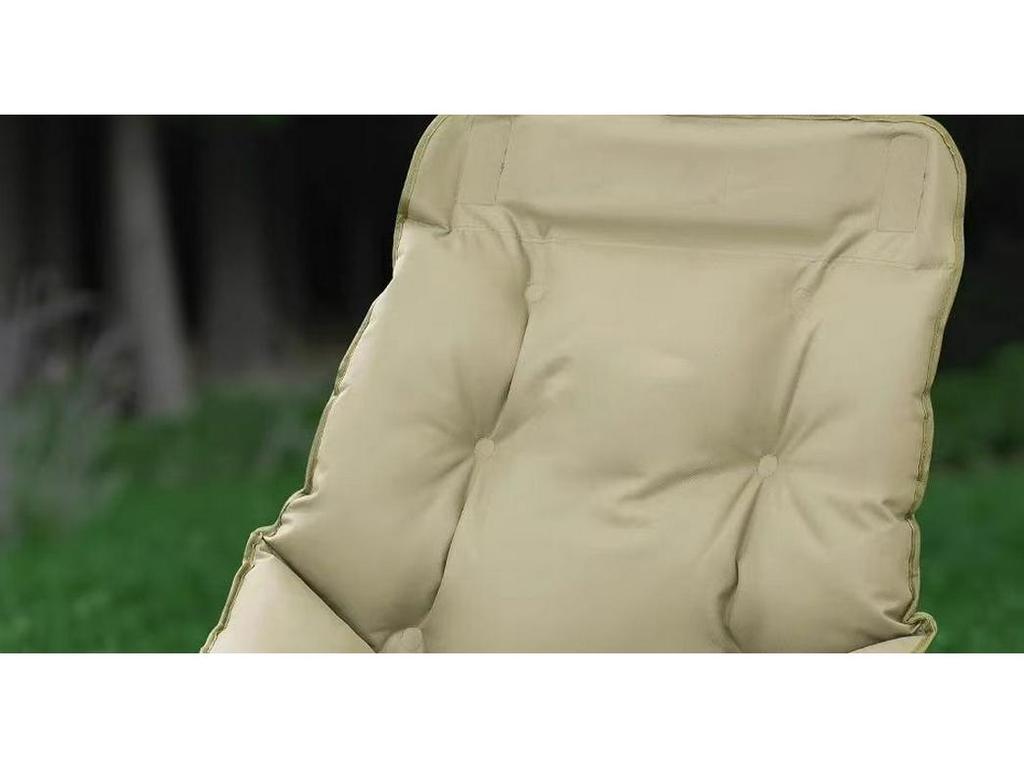 Adjustable Cotton Padded Folding Moon Chair for Autumn and Winter