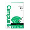 KOKUYO Campus Loose Leaf Easy To Write Plain B5 26 Holes 100 Sheets of 10 No-837WEN [Set Books]
