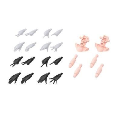 BANDAI SPIRITS 30MS Optional Hand Parts [White/Black] Plastic Model