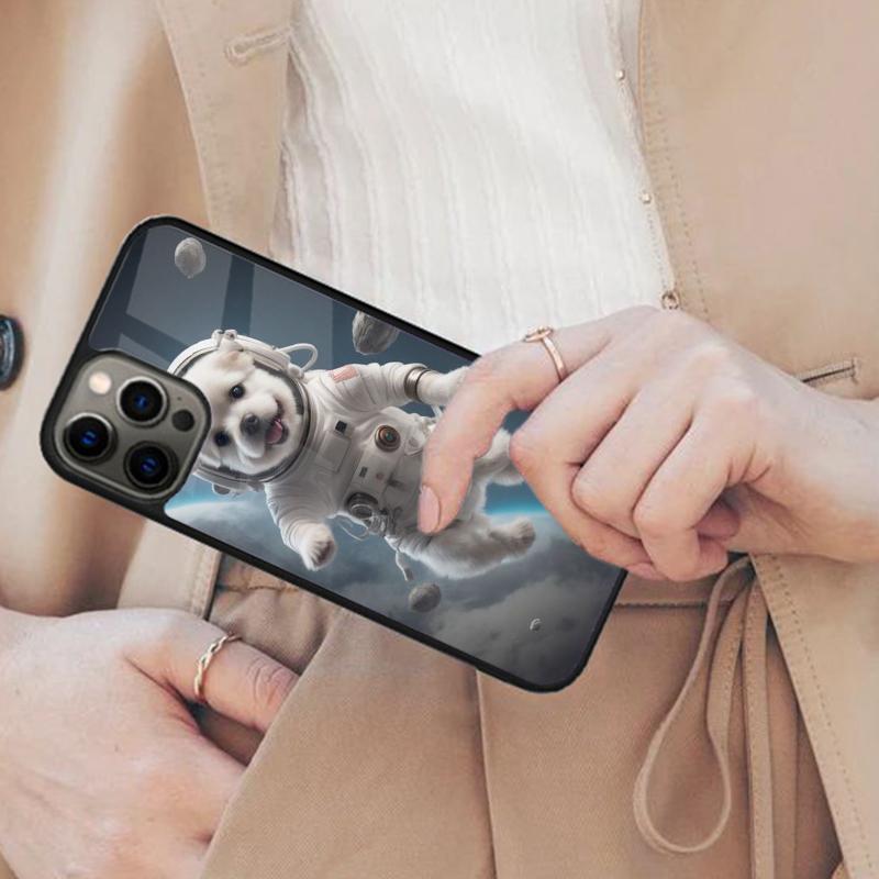 

Astronaught Dog Space Doggy Magnetic Phone Case For APPLE iPhone 17 Air 16 14 13 12 Pro Max 15 Plus Wireless MagSafe Cover iPhone 14