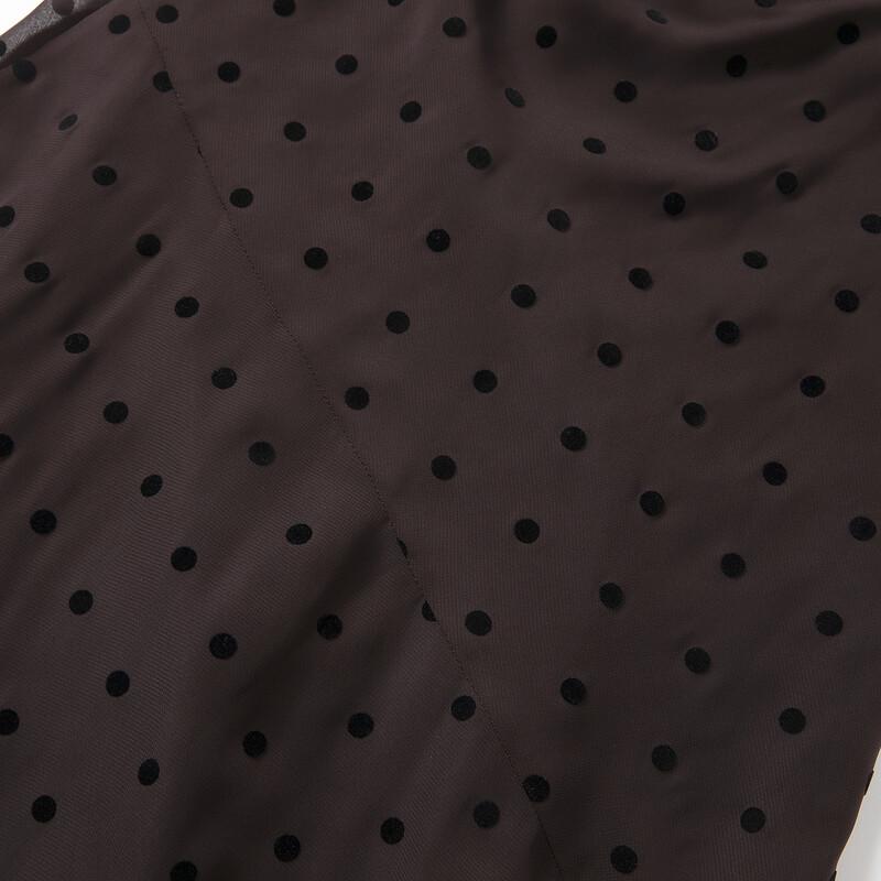 Elegantes Polka-Dot-Trägerkleid