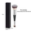 Dual-Ended Foundation and Concealer Brush - Multi-use Blush, Contour, and Nose Shadow Makeup Tool