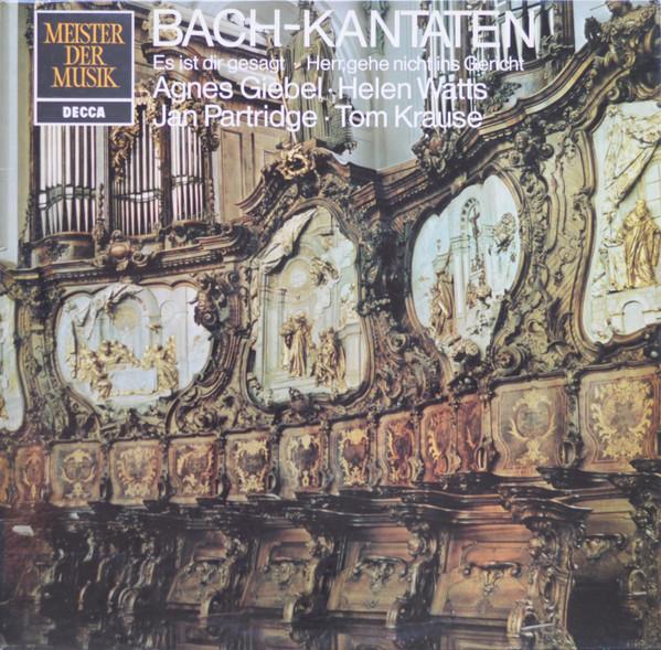 LP Record JOHANN SEBASTIAN BACH , AGNES GIEBE - Bach-Kantaten SMD1163 Decca Germany Classical Used