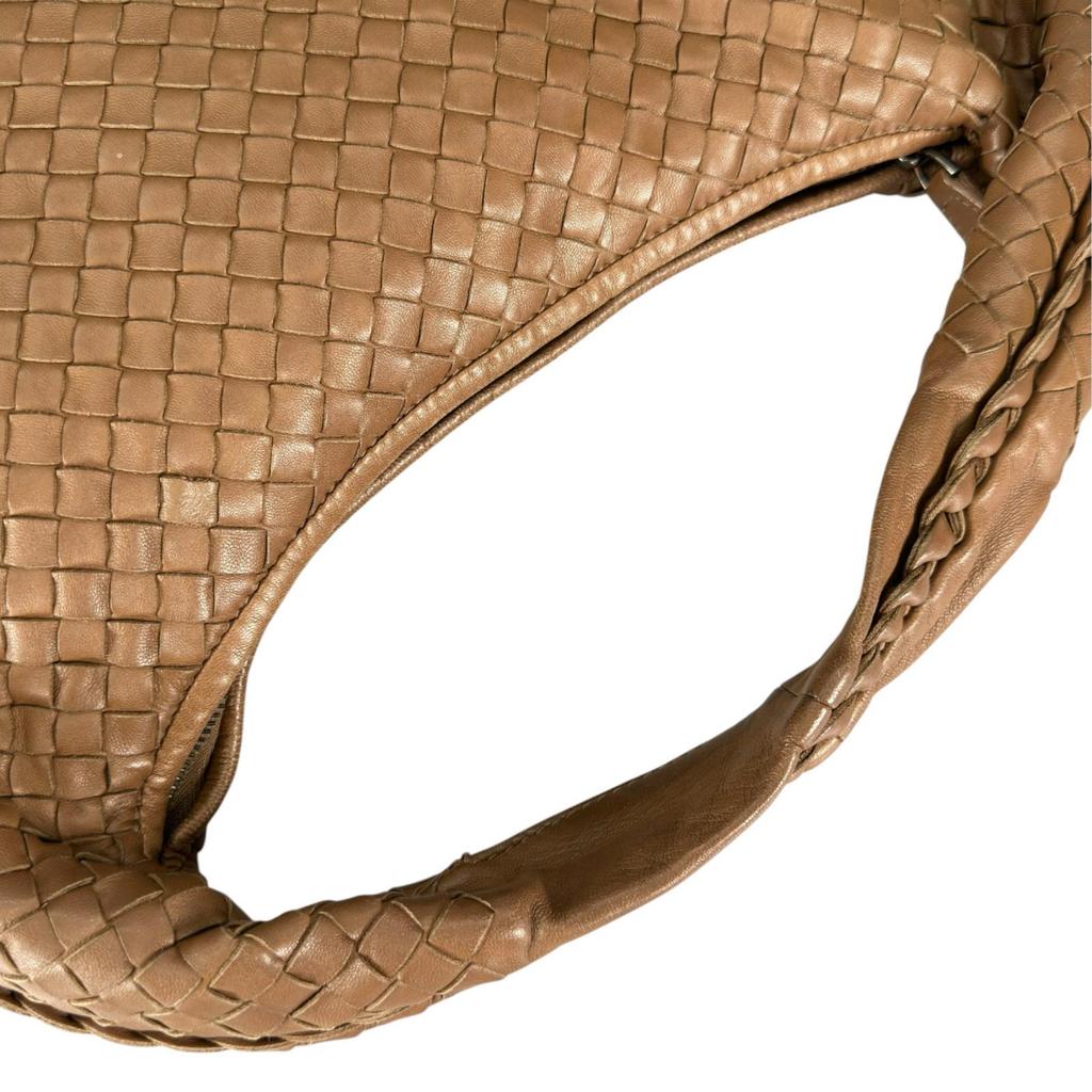 BOTTEGAVENETA Hobo INTRECCIATO 115653 Handbag Brown Women used