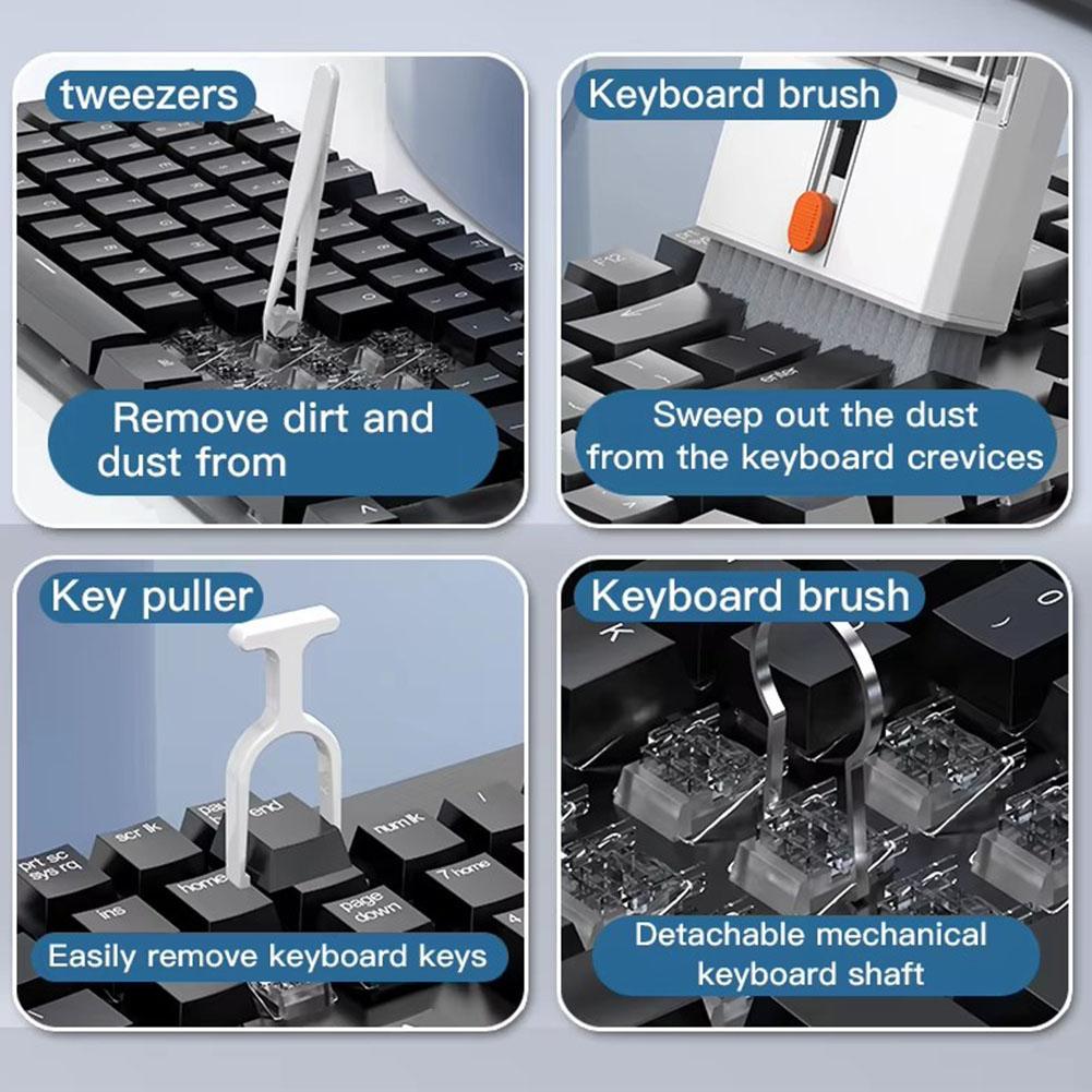 Laptops Cleaning Kit Cleaner 22 In 1 for Mechanical Keyboard Clean Computer Cleaning Brush Fixing Kit