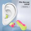 Sleep Earplugs Noise Blocking Sound Insulation Comfortable Fit Travel Snoring Relief Reusable Silicone Ear Plugs