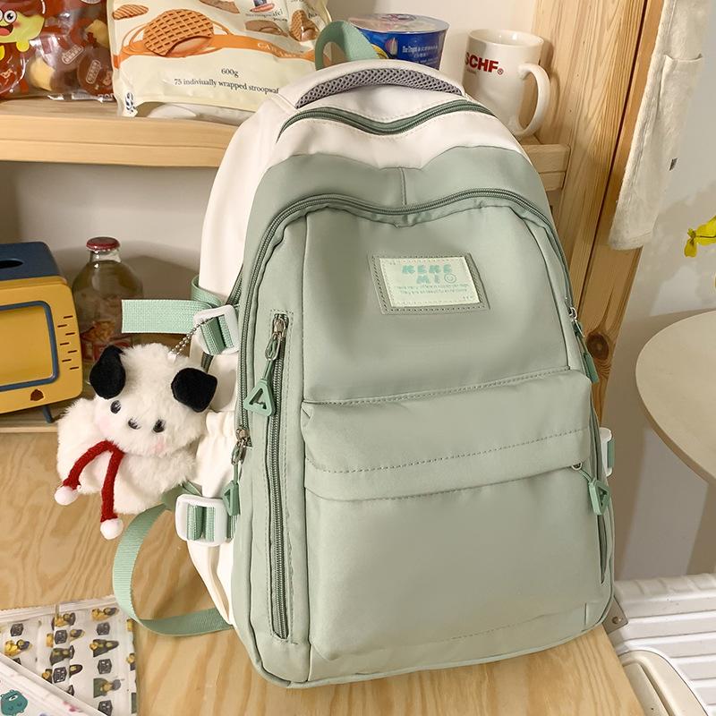 School Bag Fashion Female College Student Middle School Student High Quality Fashion Junior High School Student Letter Elementary School Student
