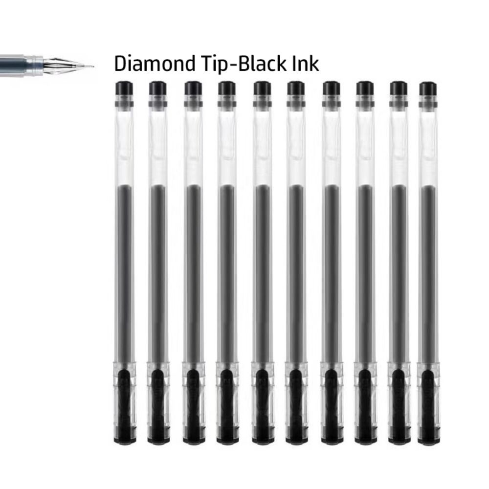 10 STÜCKE/Set Schwarze/Blaue/Rote Tinte Neutraler Stift Drucktyp Signaturstifte Schreibwerkzeug Schülertest