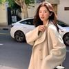 Women's Mid-Length Gray Wool Coat - Double-Sided, High-End Feel for Autumn/Winter 2025.