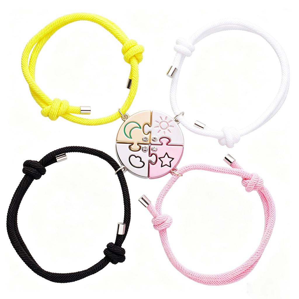 Best Friend Magnetic Necklace: Cute Back-to-School Gift & Birthday Pendant for Her