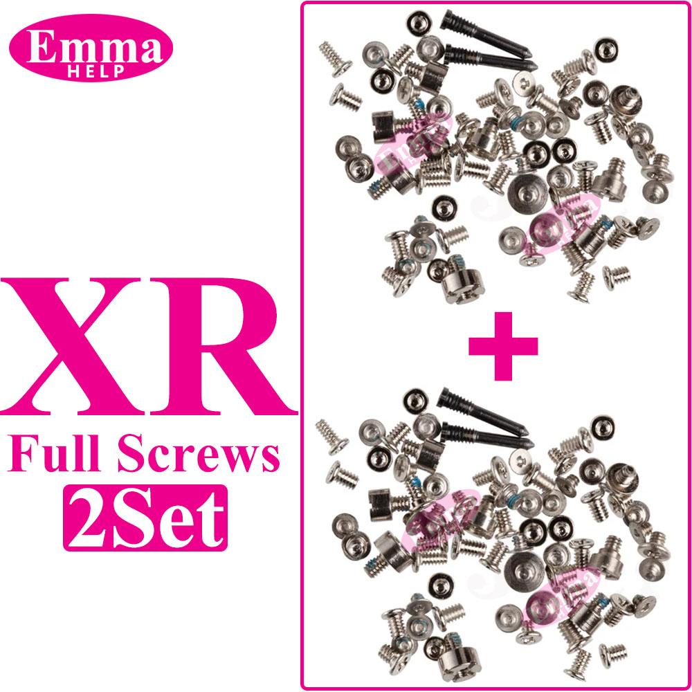 2set Full Screw Set For iPhone X XS XR 11 12 13 Pro Max Mobile Internal Bracket Bottom Complete Screws Replacement Repair Parts