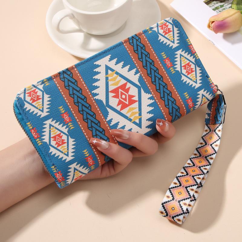 Dame Lommebøker Bohemsk Stil Lang Lommebok - Clutch, Myntpung & Kortholder