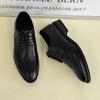Fashion Stylish Mens Oxford Shoes Handmade Comfy Brogue Dress Shoes Wedding Leather Business Shoes All-match Male Formal Dress Footwear
