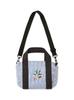 Bolsa de Mão Patch Emi LeoLionni 13WGB254302 Risca Tamanho Único 2 Vias Feminina