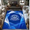 Tappeto Morbido Area Rug con Motivo Calcio Portsmouth FC Antiscivolo Tappeto per Pavimento Interno Tappetino Decorazione Sportiva per Camera da Letto