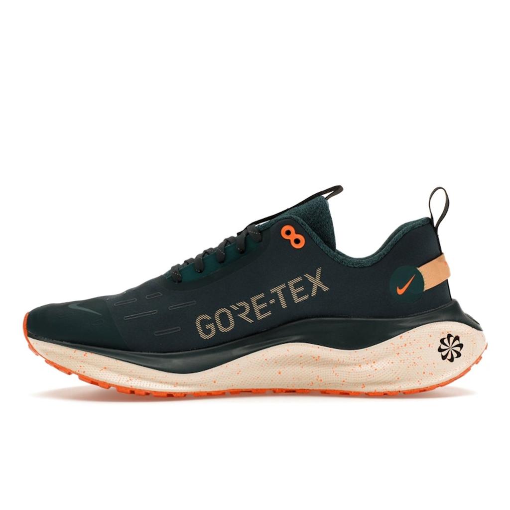 Nike ReactX Infinity Run 4 GORE-TEX Deep Jungle Total Orange Herresneakers Grønn Geode-Teal Svart FB2204-300