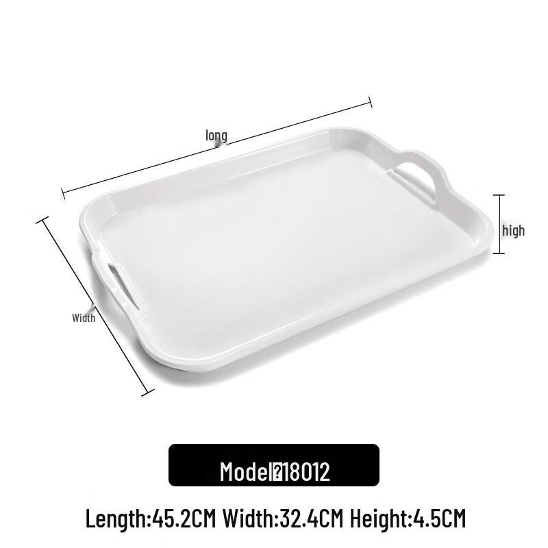 Plastic Rectangular Serving Tray