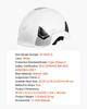 Safety Helmet, ANSI/ISEA Z89.1 Approved ABS Safety Hard Hat with 6-Point Ratchet Suspension, Adjustable Vented Hardhat for Men Women Adults, for