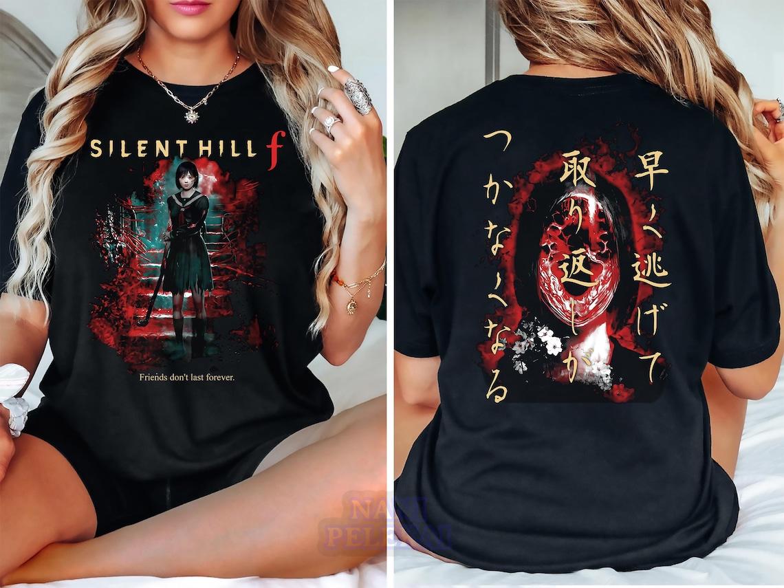 

Retro Silent Hill Tshirt Horror Video Game Tshirt Chiko Shimizu Tshirt Horror Retro Horror Video Game Tshirt 4XL