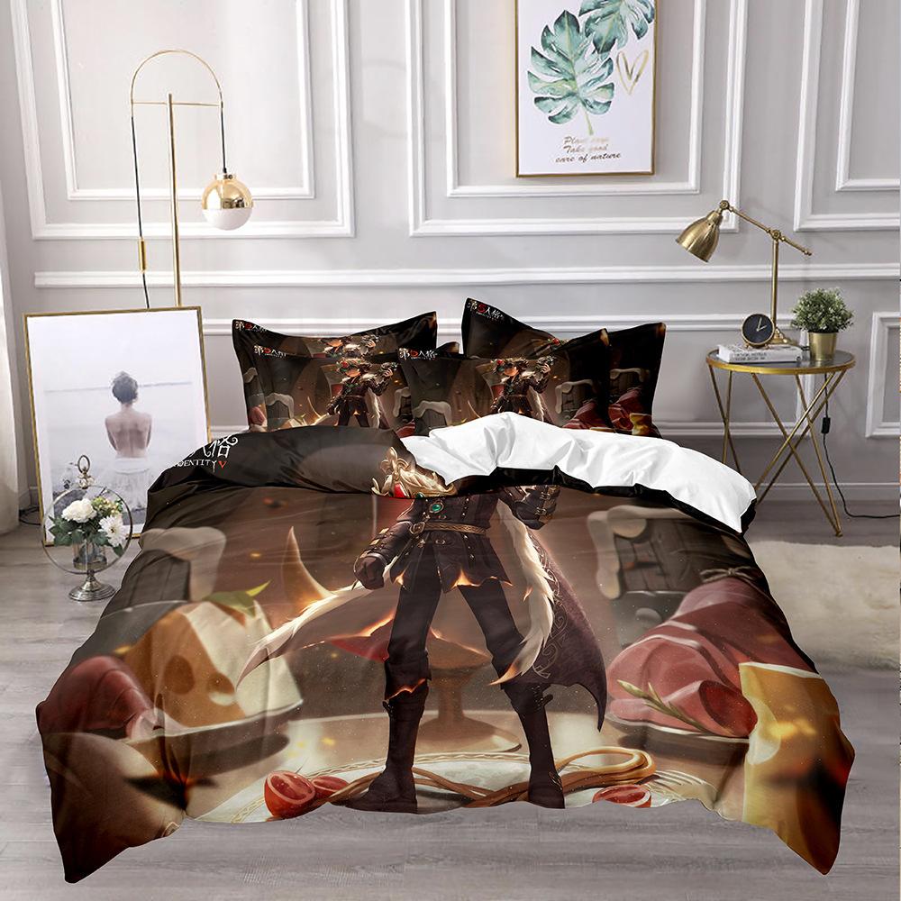 Fifth Personality Quilt Cover Bedding 3D Digital Printing Three-Piece Set