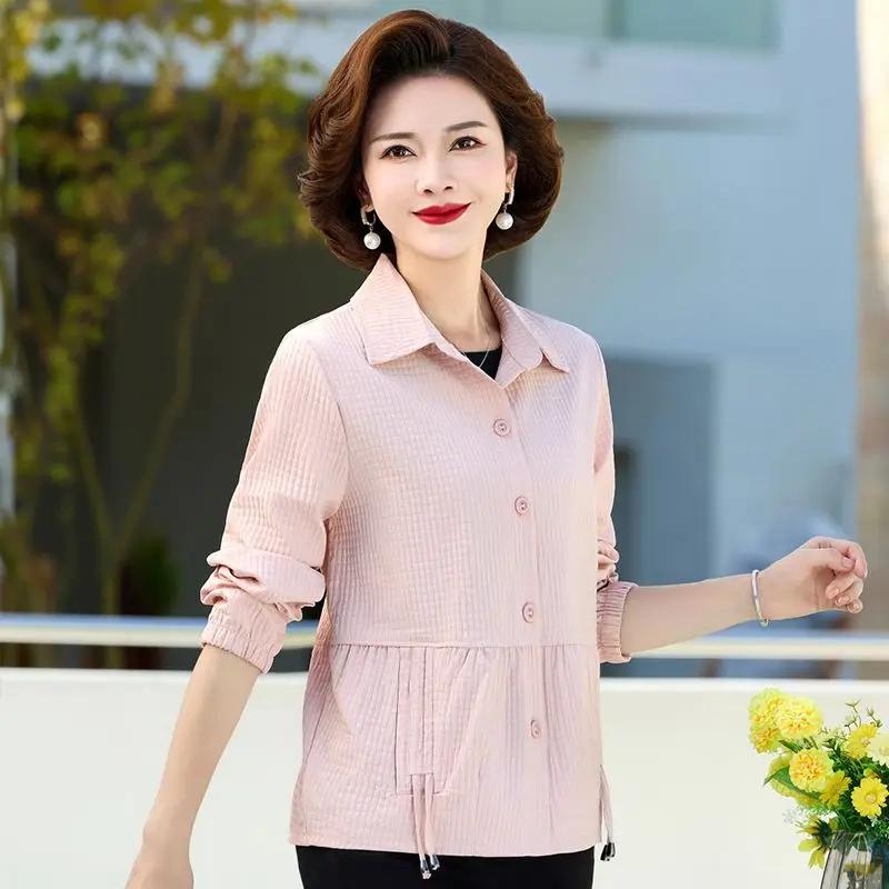 

Куртка с длинным рукавом Универсальный Модный Топ Куртка Женская Осенняя Мода Легкая и Повседневная XL розовый