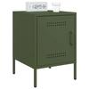 VidaXL Bedside Tables 2 Pcs Olive Green 36x39x50.5 Cm Steel, Cabinet, Side Cabinet, Phone Holder, Table of 842919