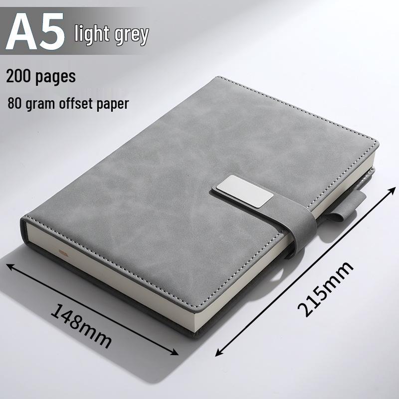 Custom B5 Notebook Gift Set with Thickened Cover, A5 Business Diary, and Logo Printing.