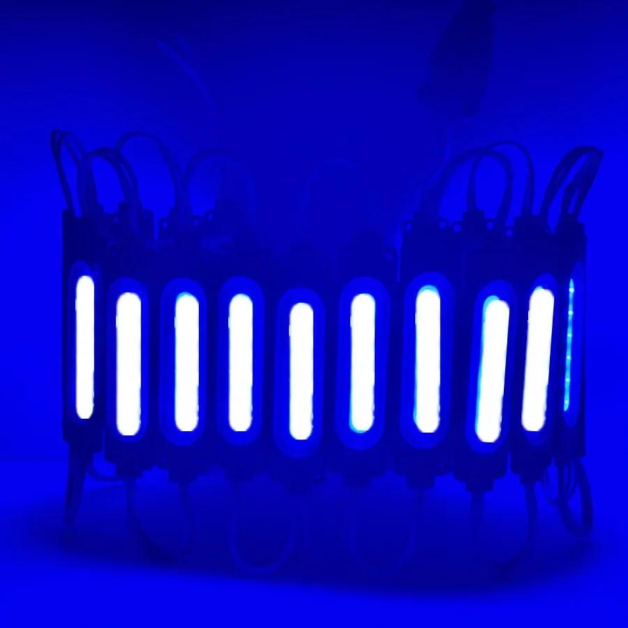 20/lot RGB Flowing Light 12V Highlight Led Module Waterproof IP65 Foldable COB Light Strip Backlight Shop Banner Car Decoration