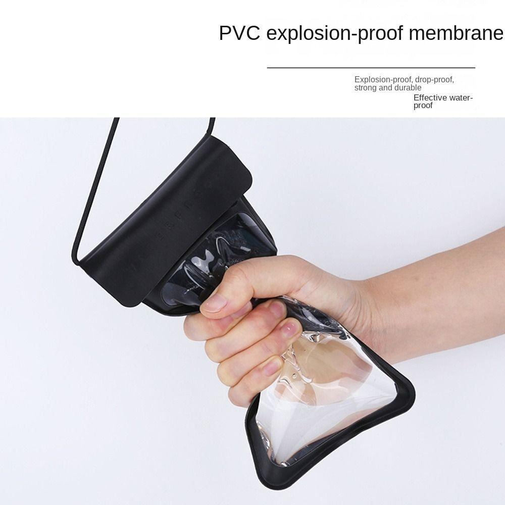 Touchable Screen Waterproof Mobile Phone Bag IPX8 Waterproof Swimming Storage Bag Boating