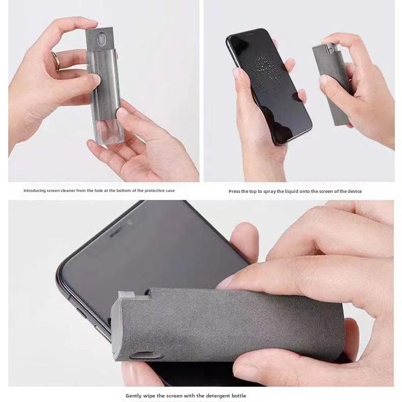Tragbares Bildschirmreinigungsset: LCD-Reiniger und Spray für Handys & Tablets