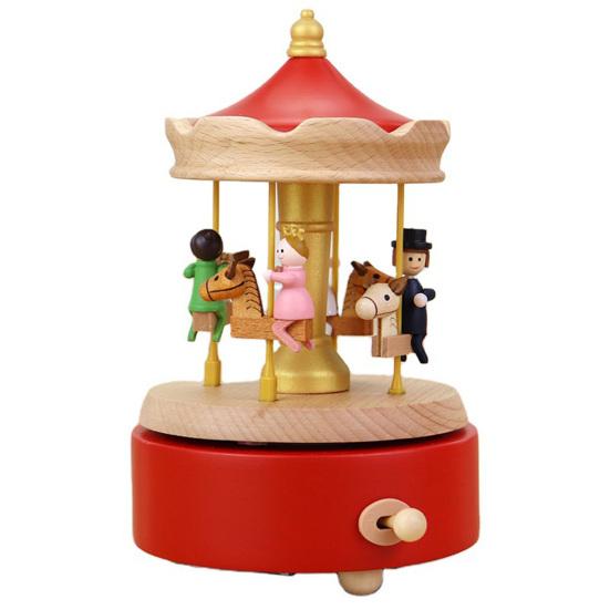 

Деревянная музыкальная шкатулка, не требующая батареек, с гладкими краями, чистым звуком, креативной формой, высокой прочностью, декоративная, музыкальная из бука разноцветный