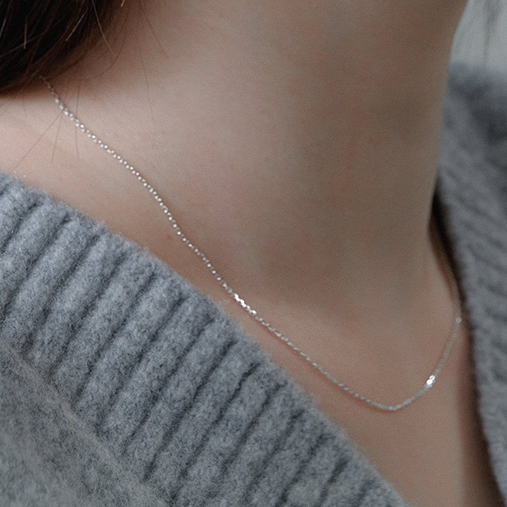 Prn286 Simple Chain Necklace