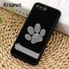 Krajews Funny Paws Soft Phone Case Cover For iPhone 17 Air 16 15 14 plus 11 12 13 pro max coque Shell Fundas