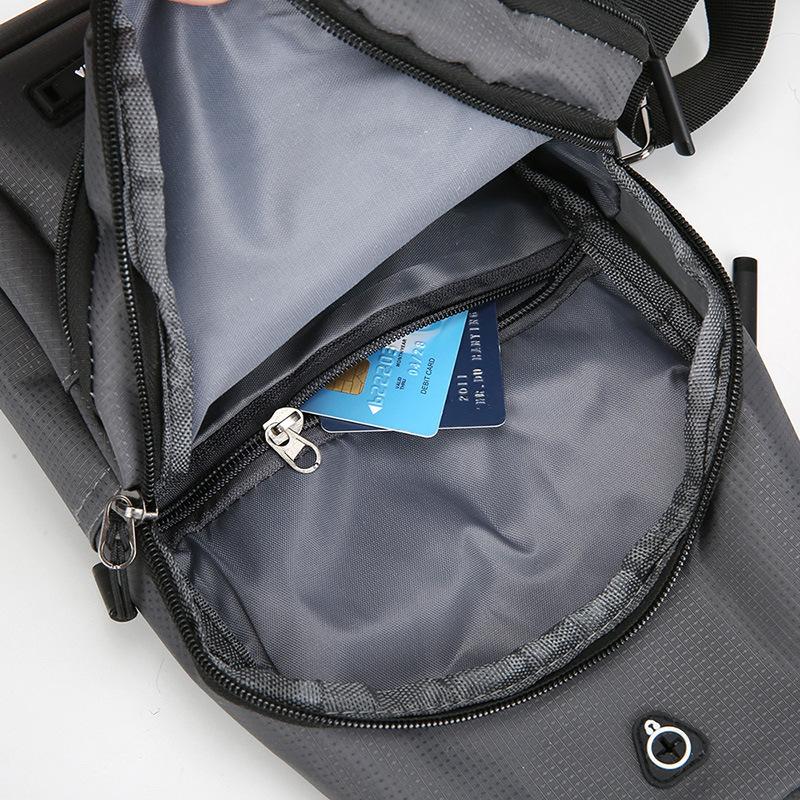 Men's Chest Bag Crossbody Bag Waterproof Wear-resistant Shoulder Bag