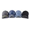 Denim Wash Water Trendy Distressed Baseball Cap For Streetwear Wear Fashion