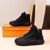 Women's Leather Round Toe Platform Sport Shoes Zipper Decorated Short Boots Color Walking Ankle Booties