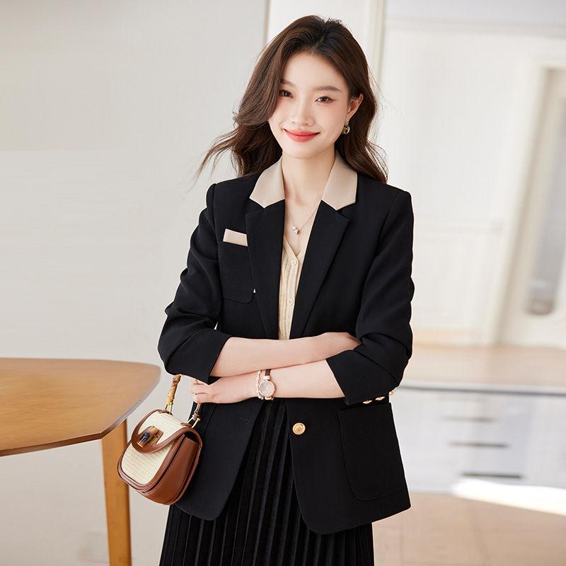 Elevate Your Style with This Pink Suit Jacket for Women's Spring & Autumn Coat