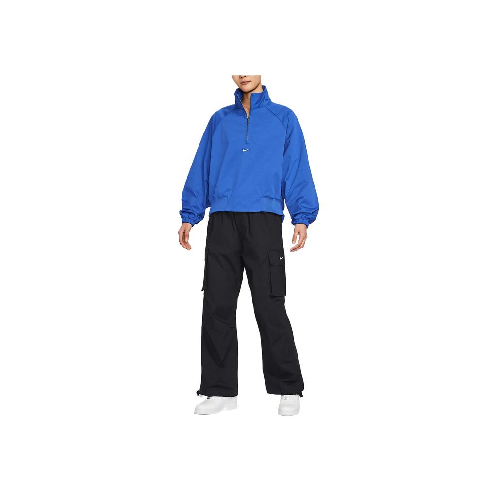 Nike Sportswear SS25 Fashion Comfortable Versatile Soft Long Sleeve Jacket Women Jacket Game-Royal Sail HJ0234-480