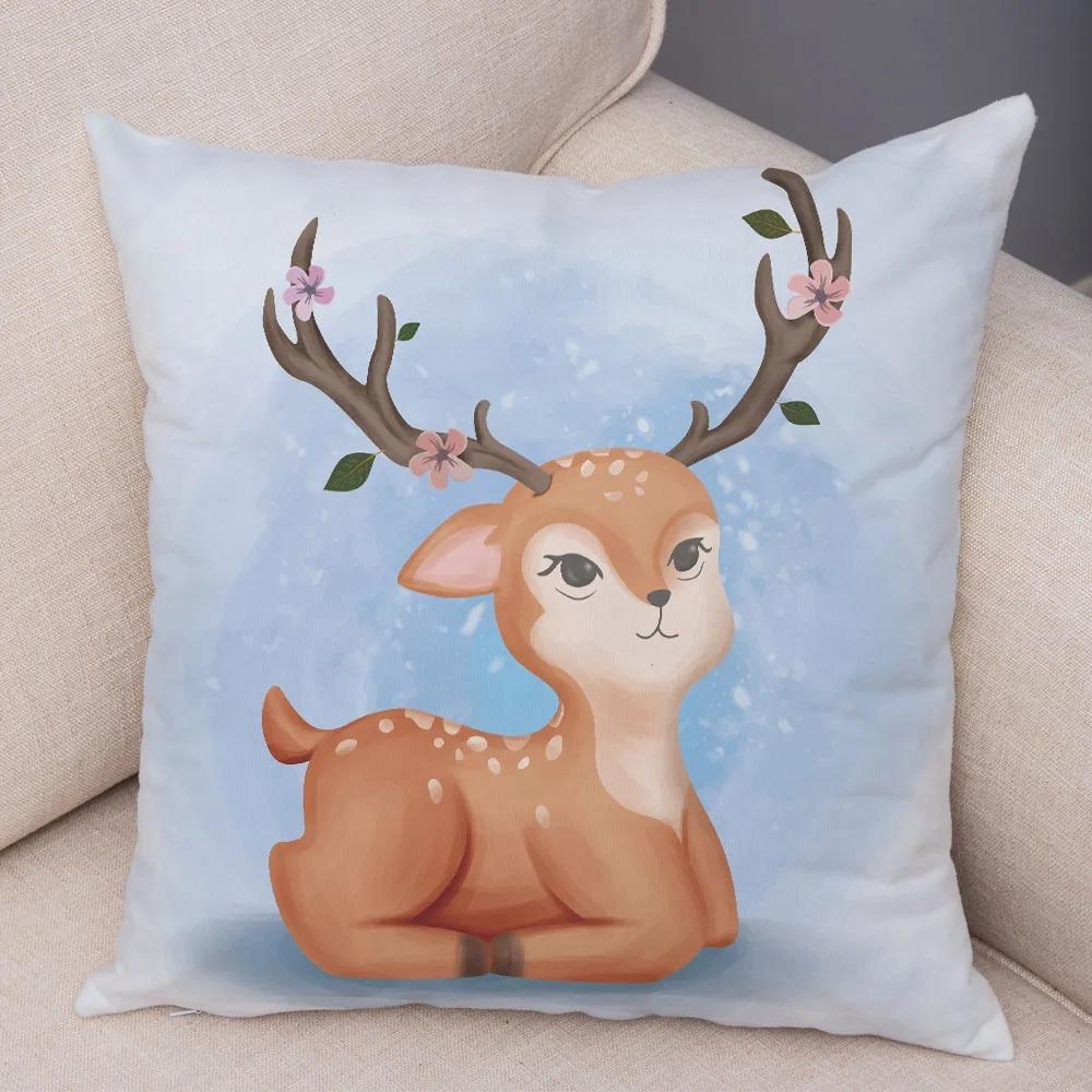 Cute Animal Decorative Pillowcase Living Room Office Ornaments Home Pillowcase