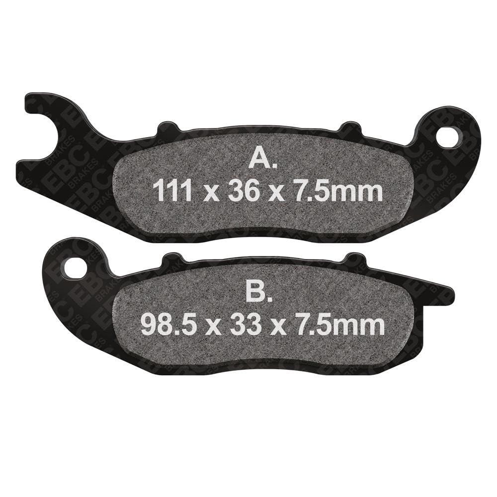 EBC-Brakes Тормозные колодки SFA Series для скутера, органические, для переднего левого колеса
