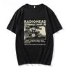 Pánské tričko Radiohead Vintage Klasické Trička Turné po Severní Americe Rockový Kluk dámské tričko Camisetas Hombre Hip Hop Street ležérní Top