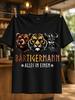Bartigerunisexn Alles In Einem Bear Tiger And Heads Combined In Orange Cream Rugged Illustration Unisex All Tshirt
