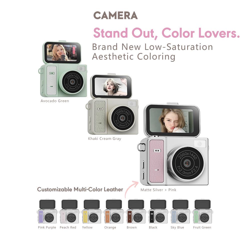Portable Retro Mini HD Camera for Students & Parties - Trendy, Compact Photo & Video Recorder