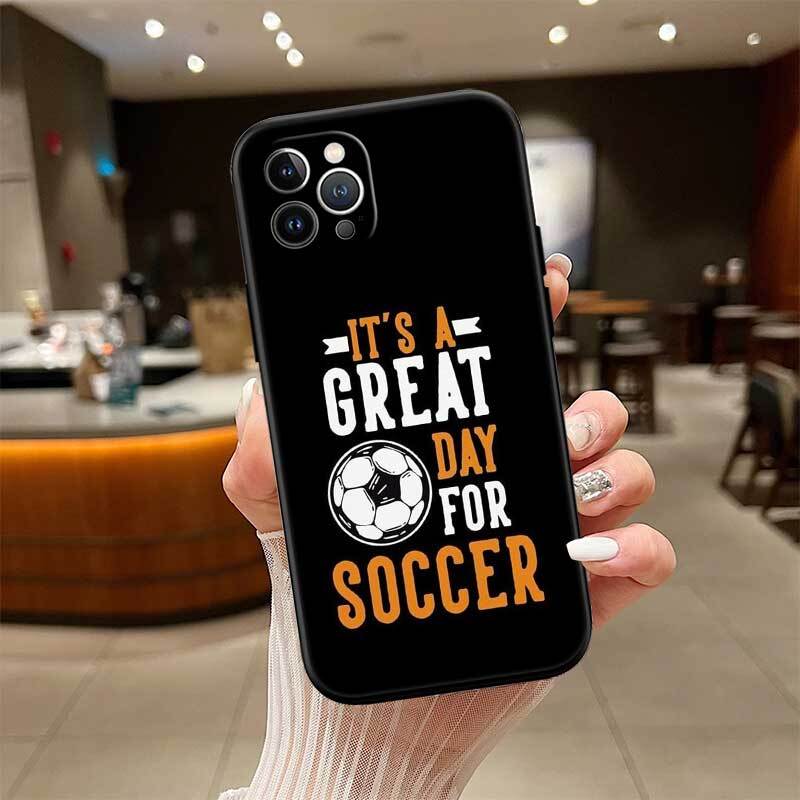 Football Soccer Phone Case for Redmi Note 12 12S 12C 13 13C 13R 14 14S 14R 14C 11A 13X A3 A3X A4 A5 Pro Max Plus