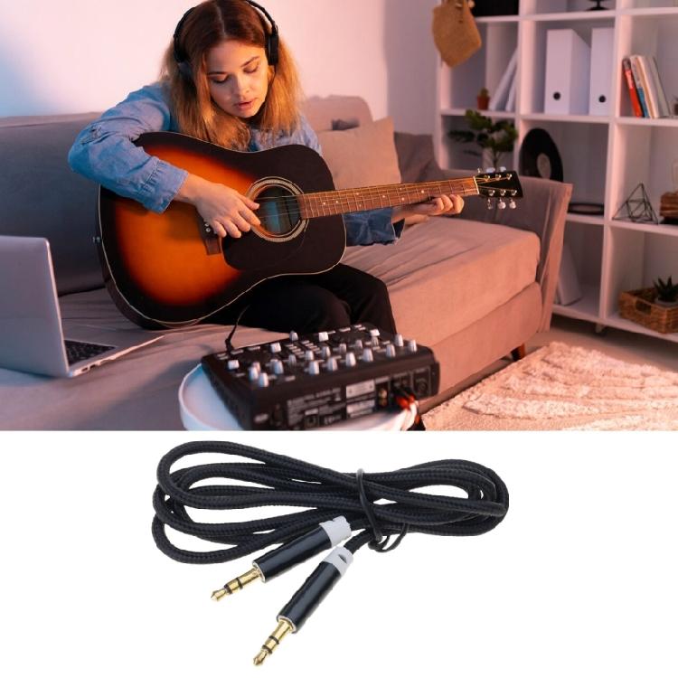 100cm 3.5mm Male To Male Extension Wire Copper Adapter Cord Car Computer Mobile Phones Wire Extender Line